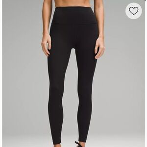 Women’s Lululemon Wunder Train High Rise Ribbed Leggings 28” Sz 2